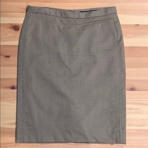 Gap Brown pencil skirt